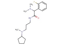 N-{3-[cyclopentyl(methyl)amino]propyl}-2-(dimethylamino)-2-(2-fluorophenyl)acetamide