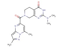 2-(dimethylamino)-7-[(2,7-dimethylpyrazolo[1,5-a]pyrimidin-5-yl)carbonyl]-5,6,7,8-tetrahydropyrido[3,4-d]pyrimidin-4(3H)-one
