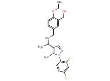 {5-[({1-[1-(2,4-difluorophenyl)-5-methyl-1H-pyrazol-4-yl]ethyl}amino)methyl]-2-ethoxyphenyl}methanol