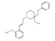 [1-[(2E)-3-(2-methoxyphenyl)-2-propen-1-yl]-3-(2-phenylethyl)-3-piperidinyl]methanol