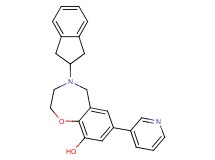 4-(2,3-dihydro-1H-inden-2-yl)-7-pyridin-3-yl-2,3,4,5-tetrahydro-1,4-benzoxazepin-9-ol