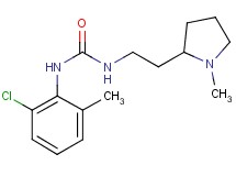 N-(2-chloro-6-methylphenyl)-N'-[2-(1-methylpyrrolidin-2-yl)ethyl]urea