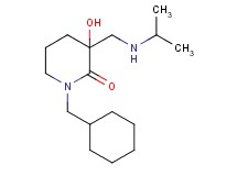 1-(cyclohexylmethyl)-3-hydroxy-3-[(isopropylamino)methyl]-2-piperidinone