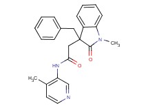 2-(3-benzyl-1-methyl-2-oxo-2,3-dihydro-1H-indol-3-yl)-N-(4-methylpyridin-3-yl)acetamide