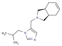 (3aR*,7aS*)-2-[(1-isobutyl-1H-imidazol-5-yl)methyl]-2,3,3a,4,7,7a-hexahydro-1H-isoindole