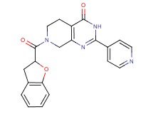 7-(2,3-dihydro-1-benzofuran-2-ylcarbonyl)-2-pyridin-4-yl-5,6,7,8-tetrahydropyrido[3,4-d]pyrimidin-4(3H)-one