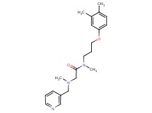 N-[3-(3,4-dimethylphenoxy)propyl]-N-methyl-2-[methyl(pyridin-3-ylmethyl)amino]acetamide