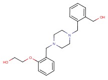 2-[2-({4-[2-(hydroxymethyl)benzyl]piperazin-1-yl}methyl)phenoxy]ethanol