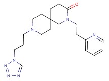 2-(2-pyridin-2-ylethyl)-9-[3-(1H-tetrazol-1-yl)propyl]-2,9-diazaspiro[5.5]undecan-3-one