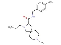 8-methyl-N-(4-methylbenzyl)-2-propyl-2,8-diazaspiro[4.5]decane-3-carboxamide