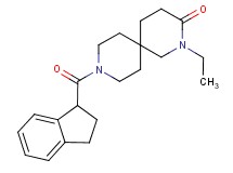 9-(2,3-dihydro-1H-inden-1-ylcarbonyl)-2-ethyl-2,9-diazaspiro[5.5]undecan-3-one