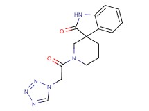 1'-(1H-tetrazol-1-ylacetyl)spiro[indole-3,3'-piperidin]-2(1H)-one