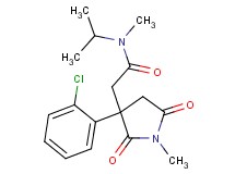 2-[3-(2-chlorophenyl)-1-methyl-2,5-dioxo-3-pyrrolidinyl]-N-isopropyl-N-methylacetamide