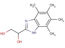 1-(4,5,6,7-tetramethyl-1H-benzimidazol-2-yl)ethane-1,2-diol