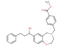 methyl 4-{[7-(1-hydroxy-3-phenylpropyl)-2,3-dihydro-1,4-benzoxazepin-4(5H)-yl]methyl}benzoate