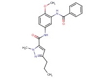 N-[3-(benzoylamino)-4-methoxyphenyl]-1-methyl-3-propyl-1H-pyrazole-5-carboxamide