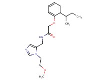 2-(2-sec-butylphenoxy)-N-{[1-(2-methoxyethyl)-1H-imidazol-5-yl]methyl}acetamide