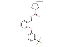 N-({2-[3-(trifluoromethyl)phenoxy]pyridin-3-yl}methyl)-D-prolinamide