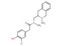 2-(3-chloro-4-hydroxyphenyl)-N-methyl-N-[(2-methyl-1,2,3,4-tetrahydro-3-isoquinolinyl)methyl]acetamide