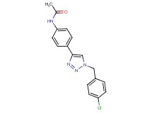 N-{4-[1-(4-chlorobenzyl)-1H-1,2,3-triazol-4-yl]phenyl}acetamide