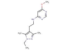 N-[2-(1-ethyl-3,5-dimethyl-1H-pyrazol-4-yl)ethyl]-6-methoxypyrimidin-4-amine