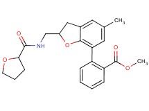 methyl 2-(5-methyl-2-{[(tetrahydro-2-furanylcarbonyl)amino]methyl}-2,3-dihydro-1-benzofuran-7-yl)benzoate