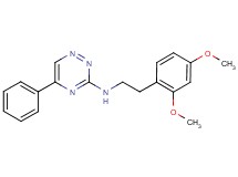 N-[2-(2,4-dimethoxyphenyl)ethyl]-5-phenyl-1,2,4-triazin-3-amine