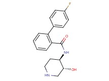 4'-fluoro-N-[rel-(3R,4R)-3-hydroxy-4-piperidinyl]-2-biphenylcarboxamide hydrochloride