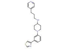 N-[3-(4-pyridinyl)propyl]-1-[3-(1,3-thiazol-4-yl)phenyl]-4-piperidinamine