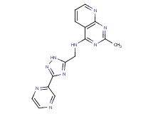 2-methyl-N-[(3-pyrazin-2-yl-1H-1,2,4-triazol-5-yl)methyl]pyrido[2,3-d]pyrimidin-4-amine