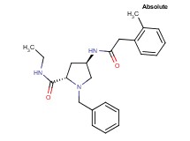 (4R)-1-benzyl-N-ethyl-4-{[(2-methylphenyl)acetyl]amino}-L-prolinamide