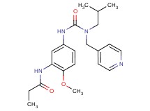 N-[5-({[isobutyl(pyridin-4-ylmethyl)amino]carbonyl}amino)-2-methoxyphenyl]propanamide