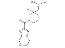 3-[(dimethylamino)methyl]-1-(5,6,7,8-tetrahydroimidazo[1,2-a]pyrazin-2-ylcarbonyl)-3-piperidinol