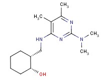 (1R*,2R*)-2-({[2-(dimethylamino)-5,6-dimethylpyrimidin-4-yl]amino}methyl)cyclohexanol