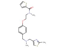 N-methyl-N-{2-[4-({methyl[(2-methyl-1,3-thiazol-4-yl)methyl]amino}methyl)phenoxy]ethyl}-2-thiophenecarboxamide
