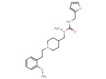 N'-(2-furylmethyl)-N-({1-[2-(2-methoxyphenyl)ethyl]piperidin-4-yl}methyl)-N-methylurea