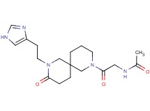 N-(2-{8-[2-(1H-imidazol-4-yl)ethyl]-9-oxo-2,8-diazaspiro[5.5]undec-2-yl}-2-oxoethyl)acetamide