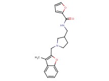 N-({1-[(3-methyl-1-benzofuran-2-yl)methyl]pyrrolidin-3-yl}methyl)-2-furamide