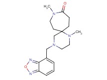 4-(2,1,3-benzoxadiazol-4-ylmethyl)-1,9-dimethyl-1,4,9-triazaspiro[5.6]dodecan-10-one
