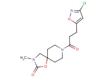 8-[3-(3-chloroisoxazol-5-yl)propanoyl]-3-methyl-1-oxa-3,8-diazaspiro[4.5]decan-2-one
