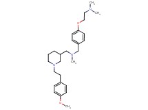 2-(4-{[({1-[2-(4-methoxyphenyl)ethyl]-3-piperidinyl}methyl)(methyl)amino]methyl}phenoxy)-N,N-dimethylethanamine