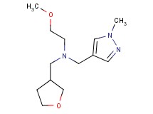 (2-methoxyethyl)[(1-methyl-1H-pyrazol-4-yl)methyl](tetrahydrofuran-3-ylmethyl)amine