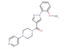 1-{[1-(2-methoxyphenyl)-1H-pyrazol-4-yl]carbonyl}-4-(4-pyridinyl)piperazine