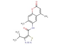 N-(4,7-dimethyl-2-oxo-2H-chromen-6-yl)-4-isopropyl-1,2,3-thiadiazole-5-carboxamide