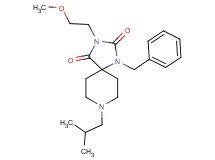 1-benzyl-8-isobutyl-3-(2-methoxyethyl)-1,3,8-triazaspiro[4.5]decane-2,4-dione