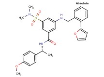 3-[(dimethylamino)sulfonyl]-5-{[2-(2-furyl)benzyl]amino}-N-[(1R)-1-(4-methoxyphenyl)ethyl]benzamide