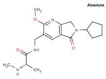 (2S)-N-[(6-cyclopentyl-2-methoxy-5-oxo-6,7-dihydro-5H-pyrrolo[3,4-b]pyridin-3-yl)methyl]-2-(methylamino)propanamide
