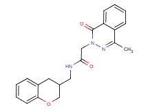 N-(3,4-dihydro-2H-chromen-3-ylmethyl)-2-(4-methyl-1-oxophthalazin-2(1H)-yl)acetamide