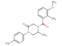 4-(3-methoxy-2-methylbenzoyl)-5-methyl-1-(4-methylphenyl)-2-piperazinone