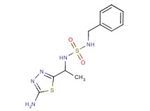 N-[1-(5-amino-1,3,4-thiadiazol-2-yl)ethyl]-N'-benzylsulfamide